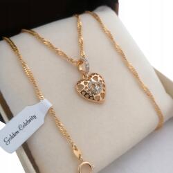 Golden Celebrity Arany Nyaklánc Szív 18K Ajándék Nagymama Napjára