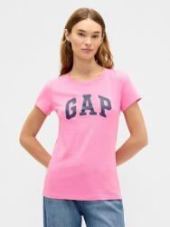 GAP Тениска с гофрирана шарка GAP GAP | Rozov | ЖЕНИ | XXS