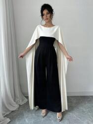 Shein Fekete Overál Szatén Betéttel (XL)