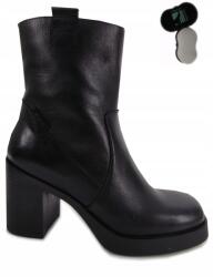 Nessi női bakancs 23511 fekete bőr lico 38 (23511)