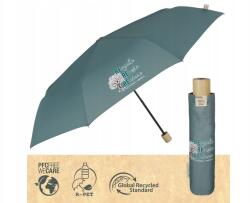 Perletti Green Női összecsukható esernyő palaszürke, 19110 (8015831191102)