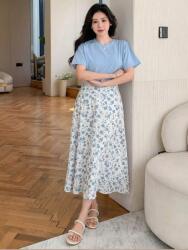 Shein Kétszínű Póló Szoknya Szett (xs) (578895)