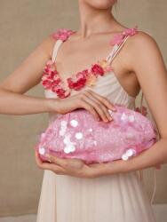 Shein Rózsaszín Flitteres Borítéktáska (597878)