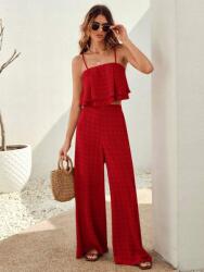 Shein Piros Mintás Szett (M) (585209)