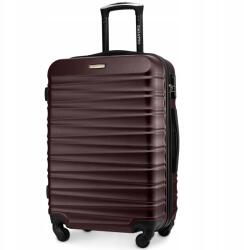 Zagatto Közepes méretű gurulós utazó bőrönd Ryanair poggyász 60L kemény Zagatto (ZG501 ABS B D.red)