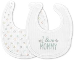 Lorelli Комплект лигавници Lorelli - Natural, 2 броя, бял (10260280001) - baby