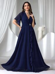 Shein Sötétkék Chiffon Ruha (L)