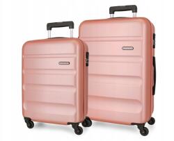 ROLL ROAD Flex Nude, Abs utazóbőrönd szett, 55-65cm, 584956C (584956C)