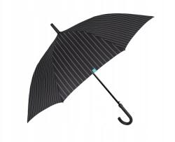 Perletti Time, Automatic Golf Umbrella Gessato Fekete, 26345