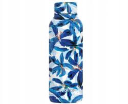 QUOKKA Solid, rozsdamentes acél kulacs termosz Kék Hibiszkusz, 510ml, 12170 (12170)