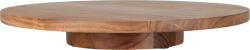 Excellent Houseware Tava servire rotunda Excellent Houseware, lemn de salcam, 37x5 cm, maro (KO-A97101510) Tava