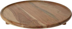 Excellent Houseware Tava servire rotunda Excellent Houseware, lemn de salcam, 37 cm, maro (KO-A97101530) Tava