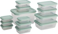 Excellent Houseware Set 13 caserole Excellent Houseware, polipropilena, 27x20x16, transparent verde (KO-024002110)
