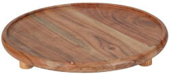 Excellent Houseware Tava servire rotunda Excellent Houseware, lemn de salcam, 27 cm, maro (KO-A97101520) Tava