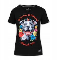 Pitbull Női póló Pitbull Happy Pit 2 black S (215178900001)