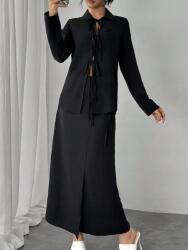 Shein Fekete Szoknya Szett Ing (XL) (578779)