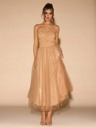 Shein Bézs MIDI Ruha, Vállakat Szabadon Hagyó (s)