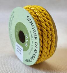 MGM Dekorációs zsinór 6mm/5y sárga