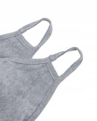  2PACK Szürke Klasszikus Sima Maszk Casual Vah