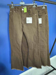 BeUnique Fashion Trapéz rojtos aljú nadrág Coffee M