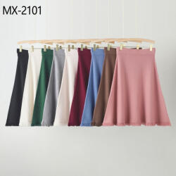 BeUnique Fashion Kötött Rojtos aljú szoknya Beige One Size