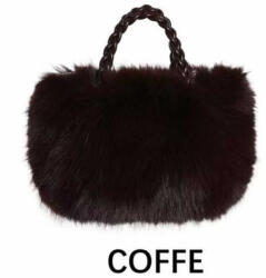 BeUnique Fashion Szörme táska Coffee