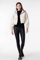 BeUnique Fashion Ecobőr dzseki bomber fazon apricot S