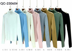 BeUnique Fashion Garbó arany gombokkal Taupe One Size