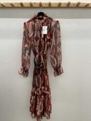 BeUnique Fashion Muszlin ruha Coffee Orange One Size