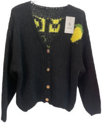 BeUnique Fashion Limoncello kardigán Black One Size