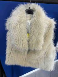 BeUnique Fashion Szörme mellény Beige M