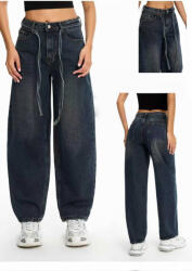 BeUnique Fashion Barnán koptatott farmer M