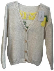 BeUnique Fashion Limoncello kardigán Grey One Size