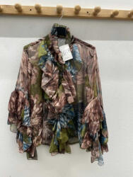 BeUnique Fashion Zsabós blúz Green One Size