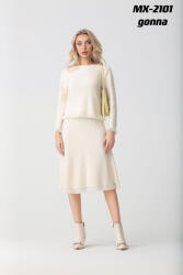 BeUnique Fashion Kötött Rojtos aljú szoknya Apricot One Size