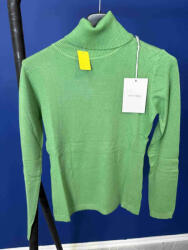 BeUnique Fashion Finom kötött garbó Neon Green One Size