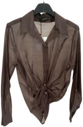 BeUnique Fashion Elöl megkötős ing Coffee One Size