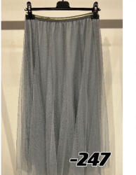 BeUnique Fashion Tüllszoknya szürke One Size