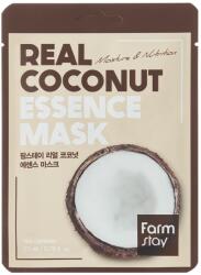 Farmstay Real Coconut Essence Mask - Mască din material textil cu extract de nucă de cocos 1buc/23ml Masca de fata