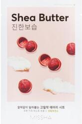 Missha Airy Fit Sheet Mask - Shea Butter - Mască Nutritivă cu Unt de Shea 19g Masca de fata