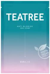 Barulab The Clean Vegan Teatree Mask - Mască pentru controlul sebumului cu ulei de arbore de ceai 1buc/23g Masca de fata