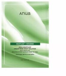 Anua Heartleaf Cream Mask Night Solution - Masca De Hârtie Calmanta 1buc/25ml Masca de fata
