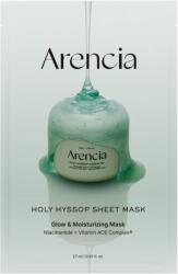 Arencia Holy Hyssop Sheet Mask - Mască Textilă Luminoasă 1buc/27ml Masca de fata