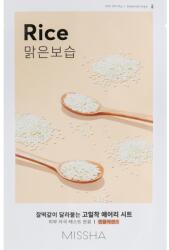 Missha Airy Fit Sheet Mask - Rice - Mască Netedă cu Extract de Orez 19g Masca de fata