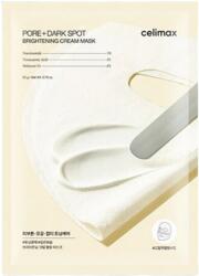 Celimax Pore+ Dark Spot Brightening Cream Mask - Mască Textilă Iluminatoare Cu Esență Crema 1buc/20g Masca de fata