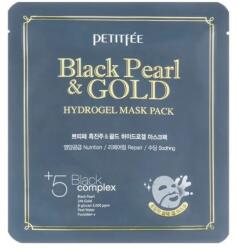 Petitfee Black Pearl & Gold Hydrogel Mask Pack - Mască hidrogel pentru față 1buc/32ml Masca de fata