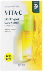 Goodal Green Tangerine Vita-C Dark Spot Serum Sheet Mask - Mască Textilă Luminoasă Cu Vitamina C 1buc/28g Masca de fata