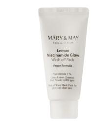 Mary&May Lemon Niacinamide Glow Wash off Pack MINI - Mască de argilă strălucitoare MINI 30g Masca de fata