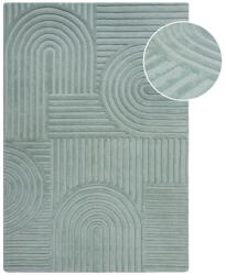 Flair Rugs Covor turcoaz țesut manual din lână 200x290 cm Zen Garden - Flair Rugs Covor