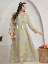 Shein Szürke Hímzett Ruha (M) (580314)